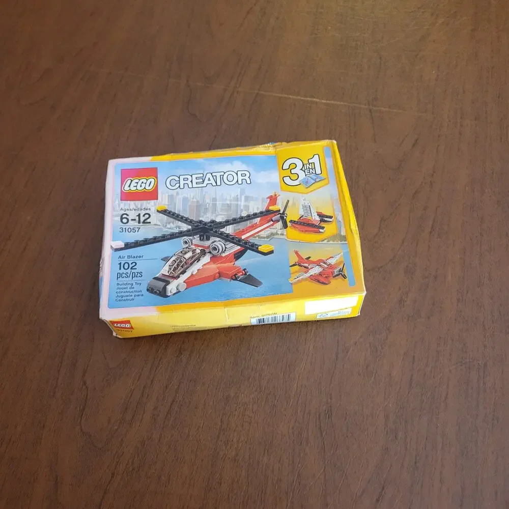 LEGO Creator Air Blazer 31057 Kids New 3-in-1 Helicopter Seaplane Set New sealed